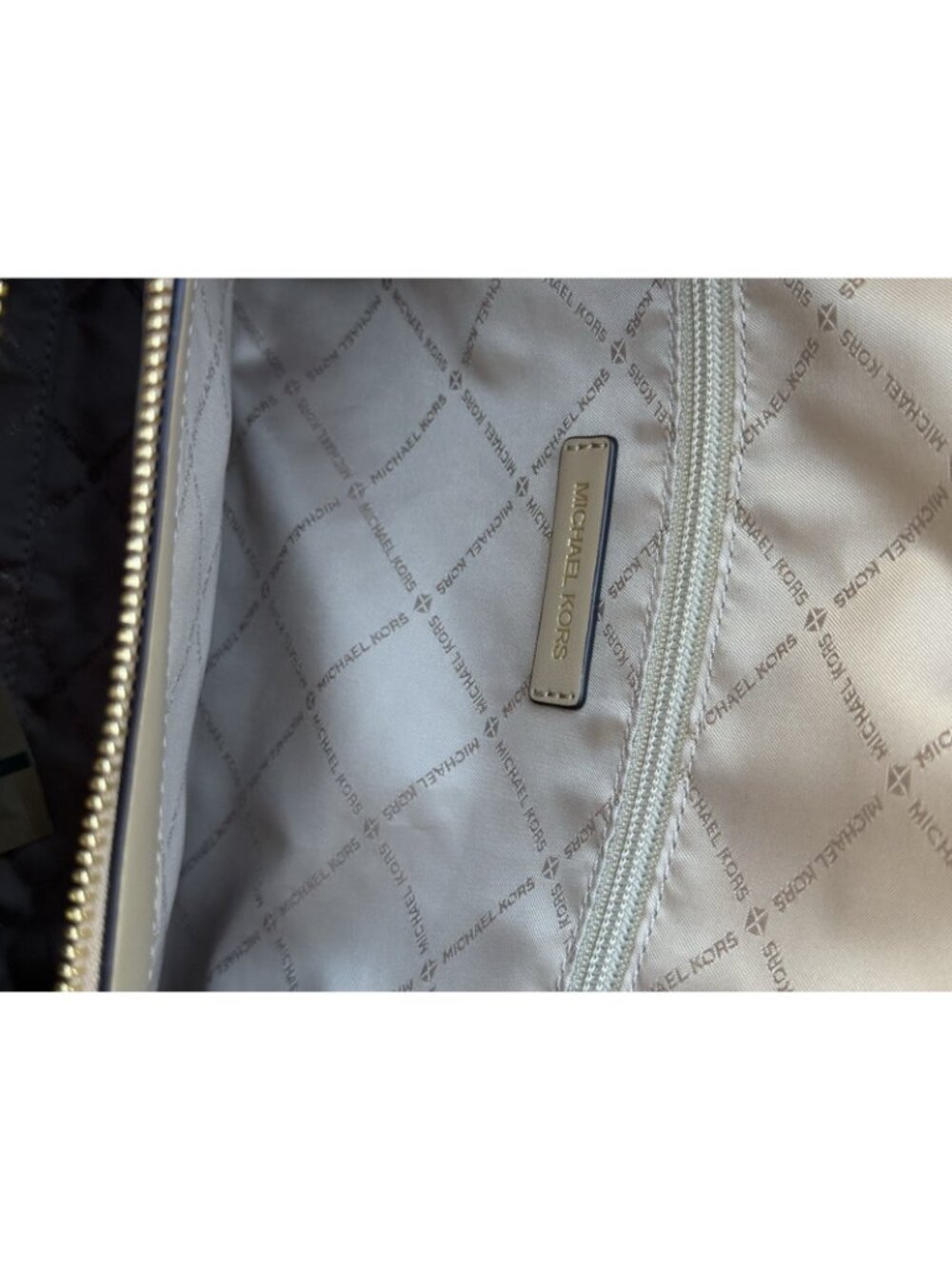 Michael Kors Christina Large Triple Gusset Shoulder Tote Snake Print NWT - Picture 9 of 10